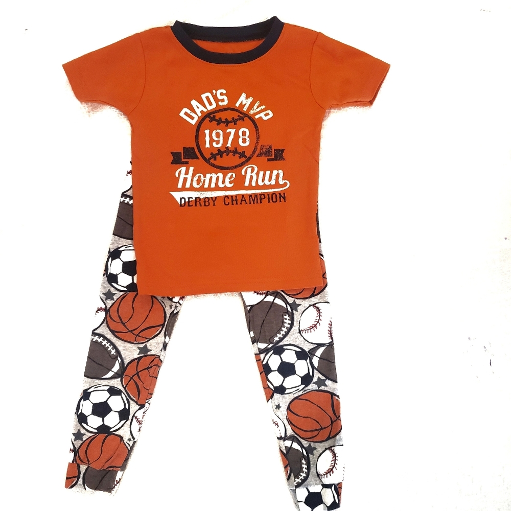 4for20!! 2pc sports pj set 3t